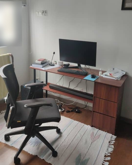The first desk, July 2024.